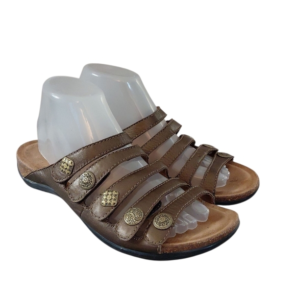 Dansko Janie Sandals Metallic Bronze Comfort Mule Sandal Size 9 - Picture 1 of 11
